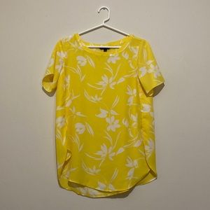 Banana Republic floral blouse